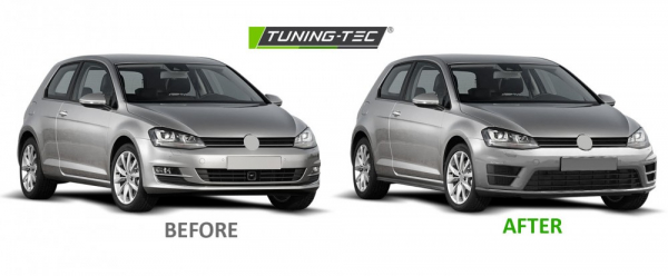 Upgrade Design Frontstoßstange für VW Golf 7 13-17 Lim./Variant mit PDC und SRA